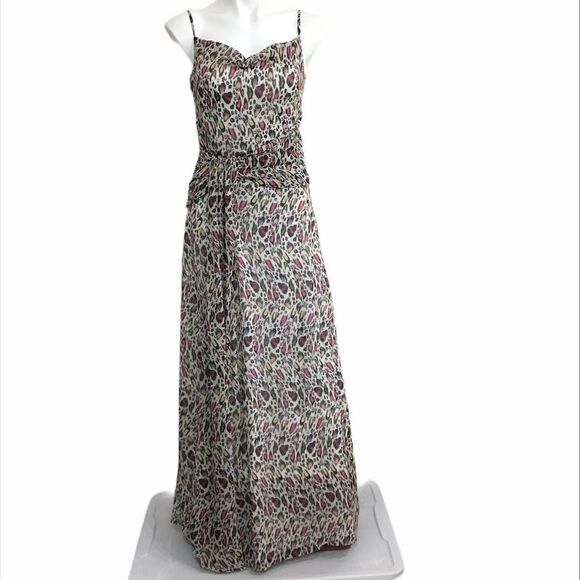 Majorelle Animal Print Spaghetti Strap Maxi Dress Size Small - Picture 1 of 9